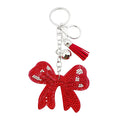 Bling Bag Charm - Red Bow