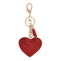 Bling Bag Charm -  Red Heart