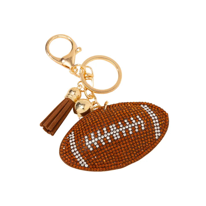 Bling Bag Charm - Football