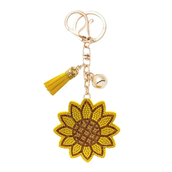 Bling Bag Charm - Sunflower