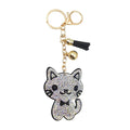 Bling Bag Charm - White Cat
