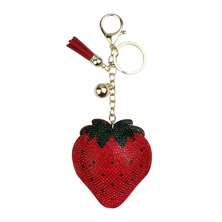 Bling Bag Charm - Strawberry