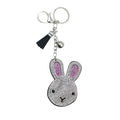 Bling Bag Charm - White Bunny