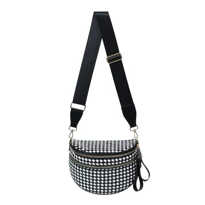 GoFree - Woven Leather Bum Bag