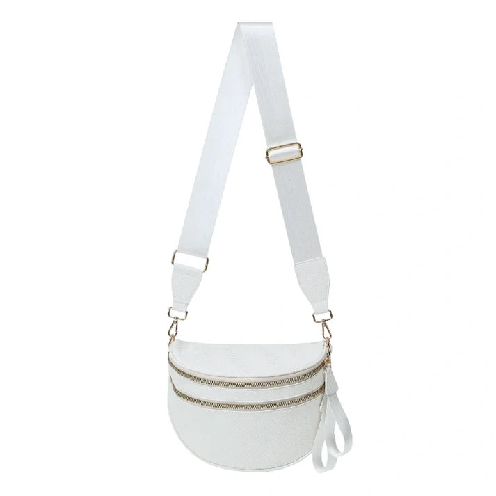 GoFree - Woven Leather Bum Bag