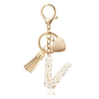 Golden Initial - Bag Charm