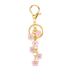 Daisy Flower Initial Letter - Bag Charm (Pink)