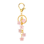 Daisy Flower Initial Letter - Bag Charm (Pink)