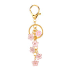 Daisy Flower Initial Letter - Bag Charm (Pink)